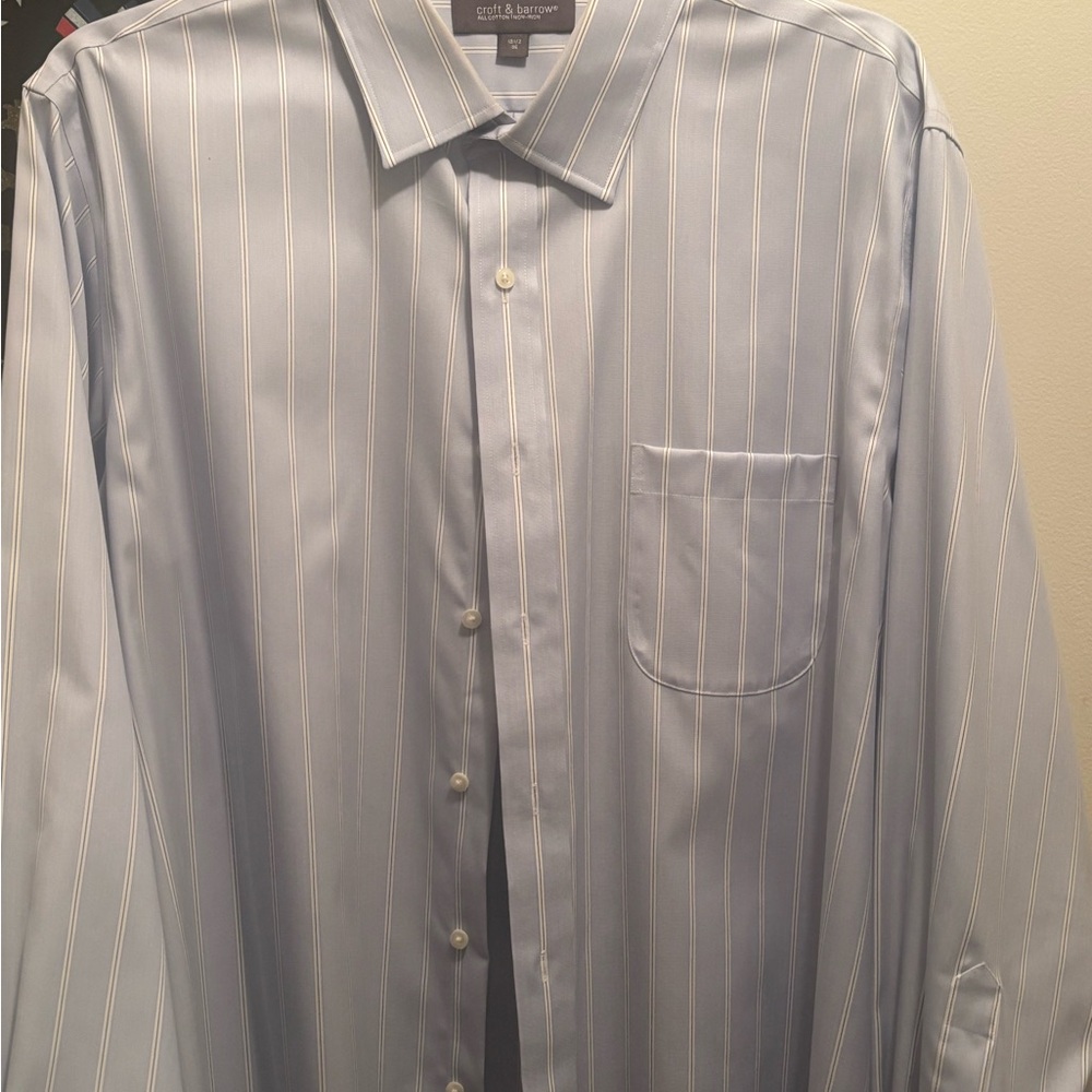Croft & Barrow Blue Dress Shirt